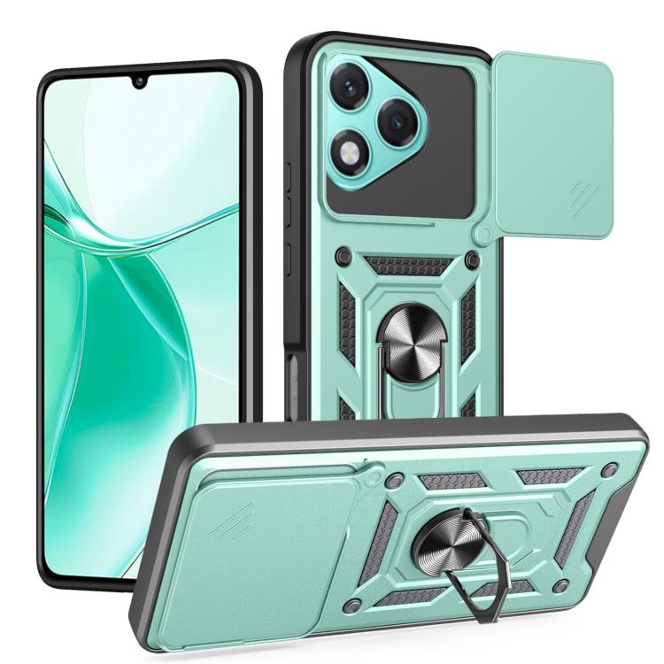 Phonecase for Honor 400 Lite Global Sliding Camera Cover Design TPU+PC Phone Case