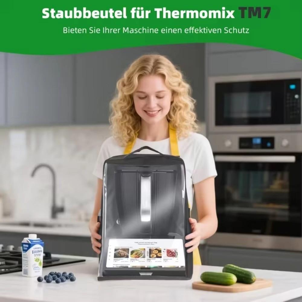Foldable Kitchen Dust Cover Transparent Dustproof Foldable Cover Kitchen Use Durable Appliance Protector for Thermomix TM7