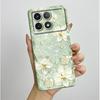 Shockproof Phone Case for Xiaomi Poco F6 Pro 5G Redmi K70 Pro Pretty Butterfly Flower Soft TPU Shell PocoF6Pro Bumper Back Cover