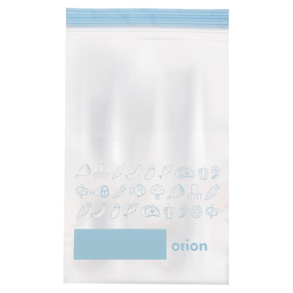 Reusable Ziplock Food Storage Bags with Label Panel 20x12cm 25 Pcs