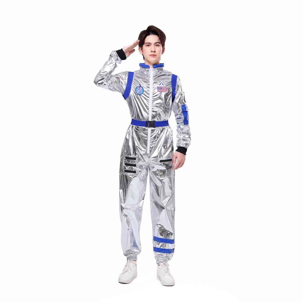Halloween space costumes men and women couple uniforms children astronaut stage attire