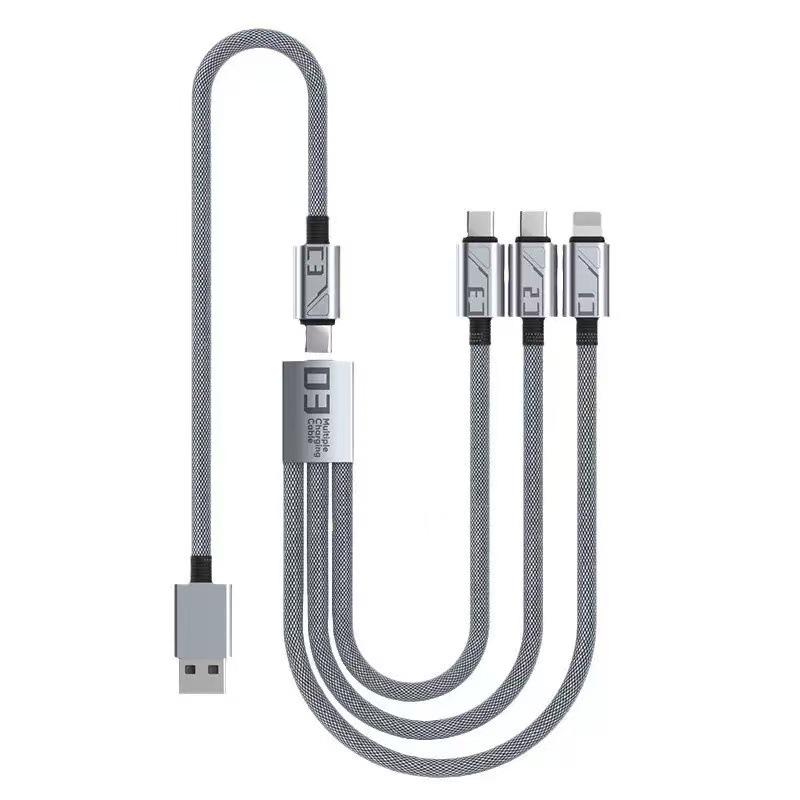 

Spot 65W All-in-One Fast Charging Cable - Compatible with Apple & Huawei Devices