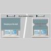 ZKAYKEYS Thickened Sunshade Roller Blinds