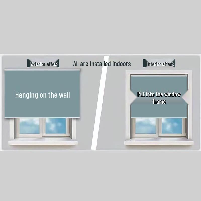 ZKAYKEYS Thickened Sunshade Roller Blinds