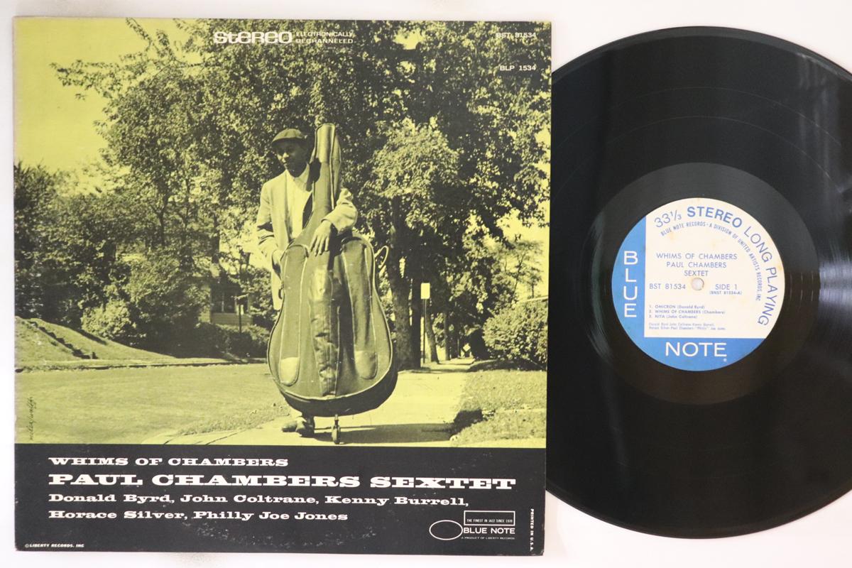 

LP Record PAUL CHAMBERS - Whims Of Chambers BST81534 BLUE NOTE 1966 US Jazz Used
