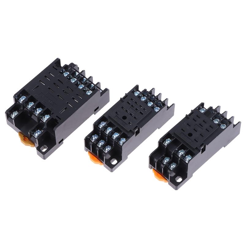 New PYF08A PYF11A PYF14A PTF08A PTF14A Relay Base Socket 8/11/14 Pin Mini Small Intermediate Relay Holder