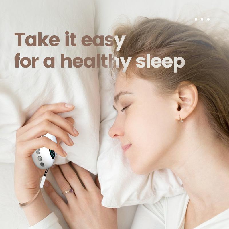 EMS Micro-current Sleep Instrument, New Intelligent Sleep Instrument, Hand-held Refreshing Instrument, Portable Heart-shaped Insomnia Instrument