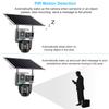 360° Solar Wireless Camera with 10x Zoom & Three-Screen Monitoring for Day/Night Full-Color Outdoor Use