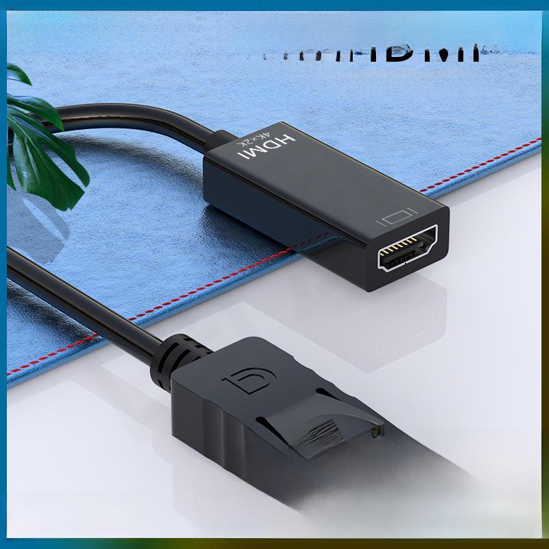 

Конвертер видеосигнала DisplayPort в HDMI 2K/4K для ПК и проектора White 1080P