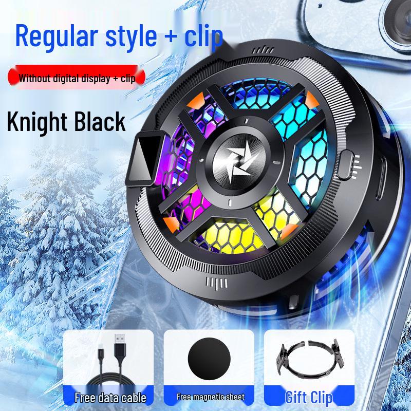 SL18 Magnetic Cooling Fan with Digital Display for iPhone and Android Phones