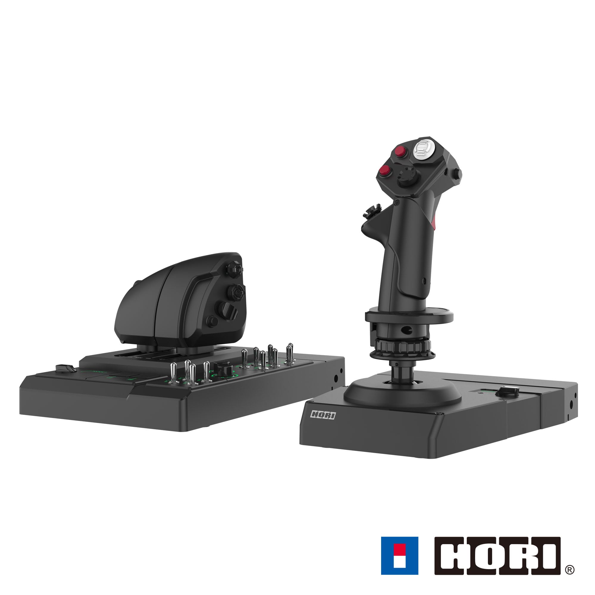 

Кріплення системи керування польотом HORI HOTAS для ПК Thunder, код товару [затискач у комплекті] та [в комплекті війни] чорний