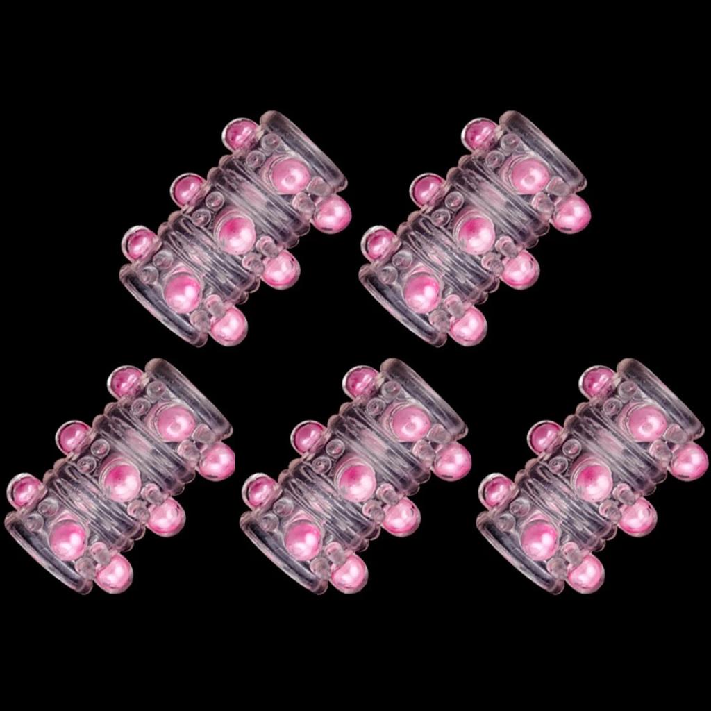 5PCS Cock Sleeves Men'S Ring Cock Ring Sex Toys For Men Delay Ejaculation Sleeve for Penis Male Masturbator Lock Semen Sexy Shop