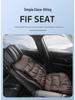 Universal Warm Cloud-Feel Car Seat Cushion: Autumn/Winter Wear-Resistant Down Cotton with Ergonomic Support