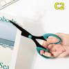 Scissor Stainless Steel Blade Safe Design Cutter for Fine Art Diary Album Craft Office School Stationery
