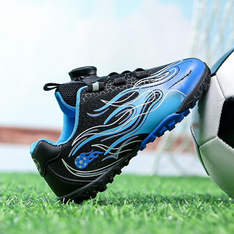 Barn Fotballstøvler Torv Barn Klosser Gresstrening Fotballsko Gutter Jenter Profesjonelle innendørs fotballsko Sklisikker utendørs Futsal Fotballsko
