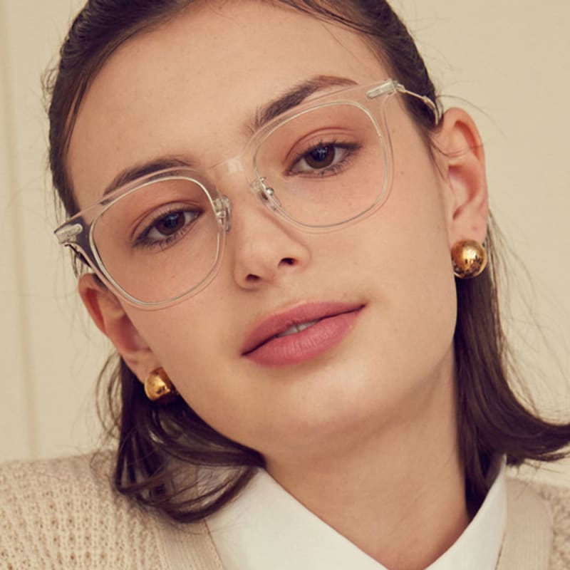 DAYWALKER Zeiss Lenses for Men and Women, Blue Light Blocking Glasses, Clear MALIK C17