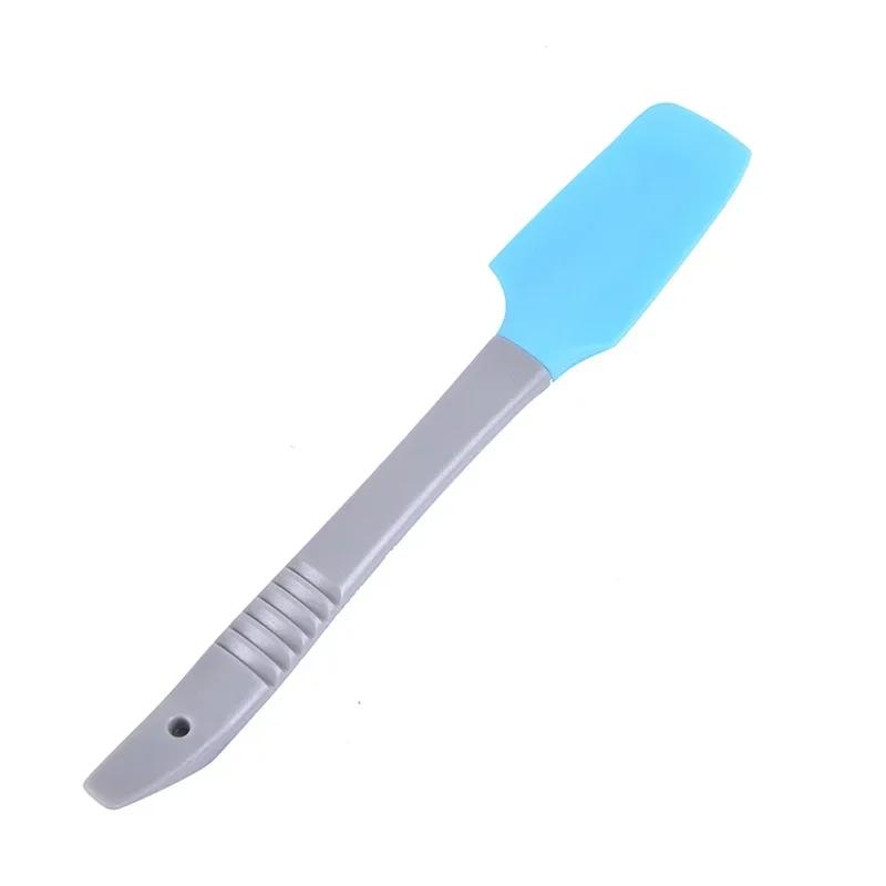 1PC Silicone Spatula Butter Cake Cream Scraper Blade Batter Brush Baking Tools Small Silica Gel Scraper Kitchen Baking Gadgets