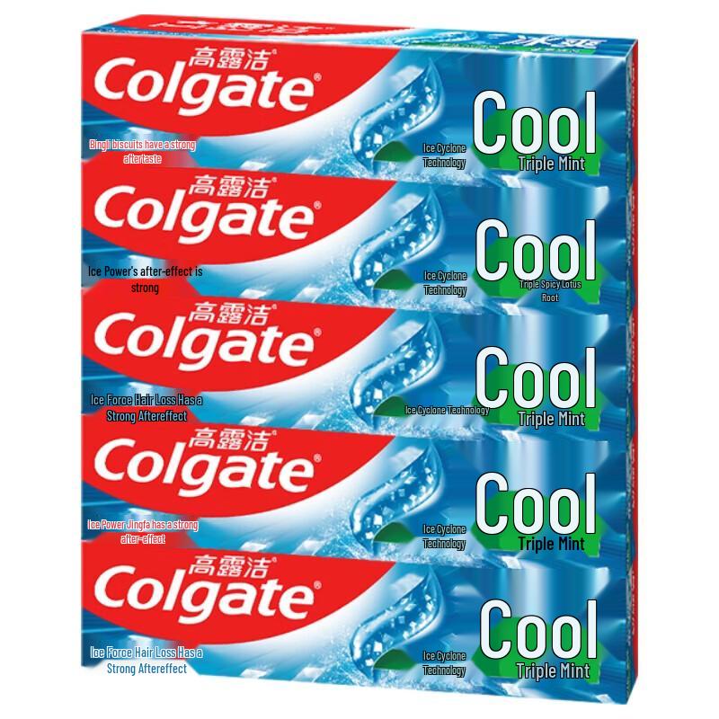 Colgate Triple Action Mint Toothpaste 120g (5-Pack)