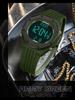 Sanda Men's Waterproof Digital Sports Watch with Backlight and Multifunctional Features