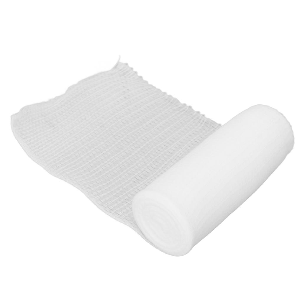 20pcs Gauze Bandage Roll Soft Breathable Stretchy Wound Care Instant Absorption Gauze Wrap 7.5x450cm