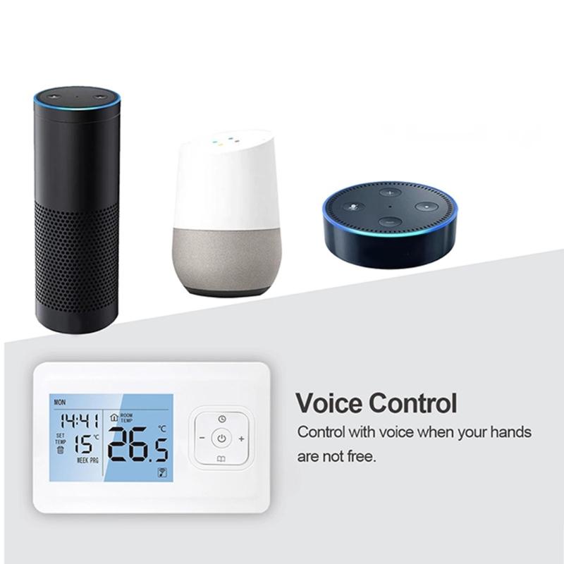 WiFi Thermostat Digital Temperature Controller APP Control LED Display Screen Electric Floor Heating Thermostat