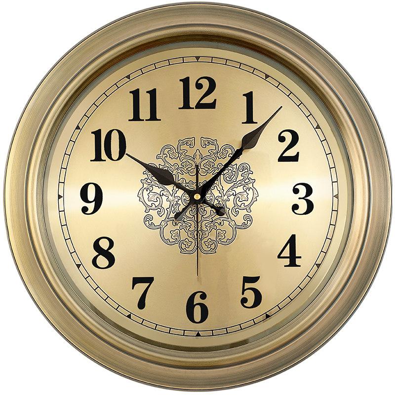 Metal Wall Clock Retro Living Room Silent Round Wall Watch Entrance Hall Nordic Simple Clock Modern Home Decoration Ornaments