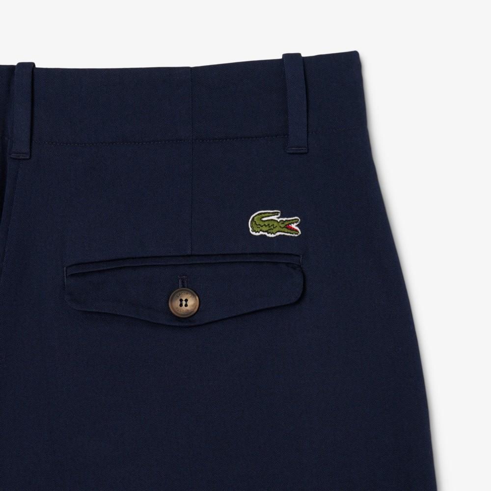 [lacoste] Women's Wide Fit Chino Tuck Pants HF2445-55N166