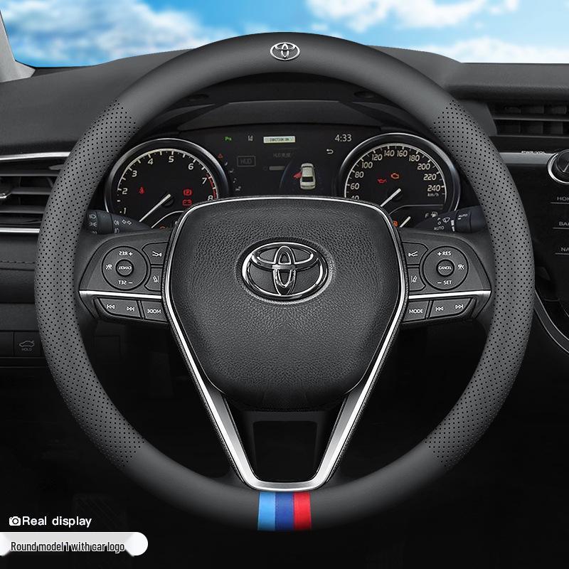 Kryt volantu Toyota Levin Hybrid z pravé kůže - Univerzální celoroční ultratenký automobilový doplněk
