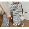 Women's 2025 Striped Terry Pants - Autumn/Winter Casual Lazy Stroll, Narrow Straight Leg, Wide Leg Trousers.