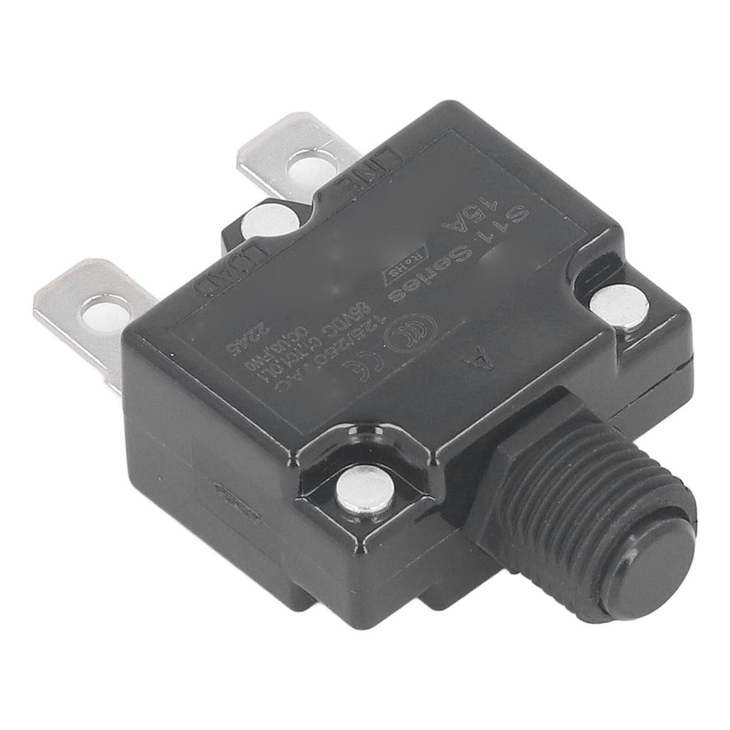 10 Stück Automatisches Rücksetzrelais Sicherung 15A Thermoschalter Leitungsschutzschalter Überlastschutz Wasserdicht