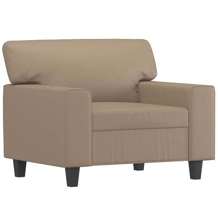 VidaXL Fauteuil, Siège avec Accoudoirs et Dossier Rembourrés, Canapé avec Coussin, Meuble de Salle de Séjour, Moderne, 359411