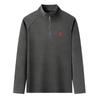 Men's Double-Sided Fleece Half-Zip Stand Collar Sweatshirt - 2025 Autumn/Winter Trend