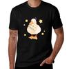 Duck With Scarf Tshirt Relaxed Fit Casual Short Sleeve Top