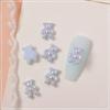 Resin Gummy Bear Nail Charms Bead for DIY Jewelry Accessories Bear Nail Charms