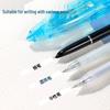 Portable Three-in-One Beige Push-Type Correction Tape with Replaceable Reinforced Core