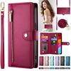 Zipper Crossbody Leather Flip Case For Redmi Note 15 14 13 12 Pro Plus 15C 14C 13C A5 A4 A3 5G Luxury Card Solt Wallet Cover