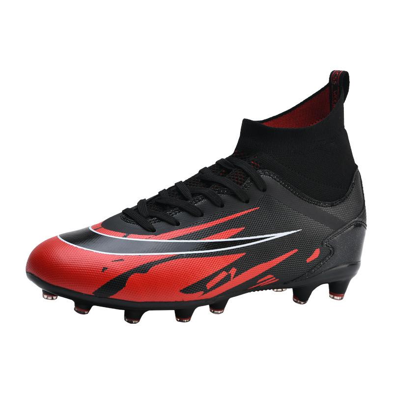 

Новые весенне-летние высокие носки, футбольные бутсы, модные кроссовки с длинными шипами, обувь на жесткой подошве с шипами, мужская и женская спортивная обувь 45