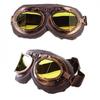 Motorradbrille im Vintage-Stil für Harley-Fahrer, Outdoor-Radfahren, Windschutz-Augenschutz, mit Helmkompatibilität