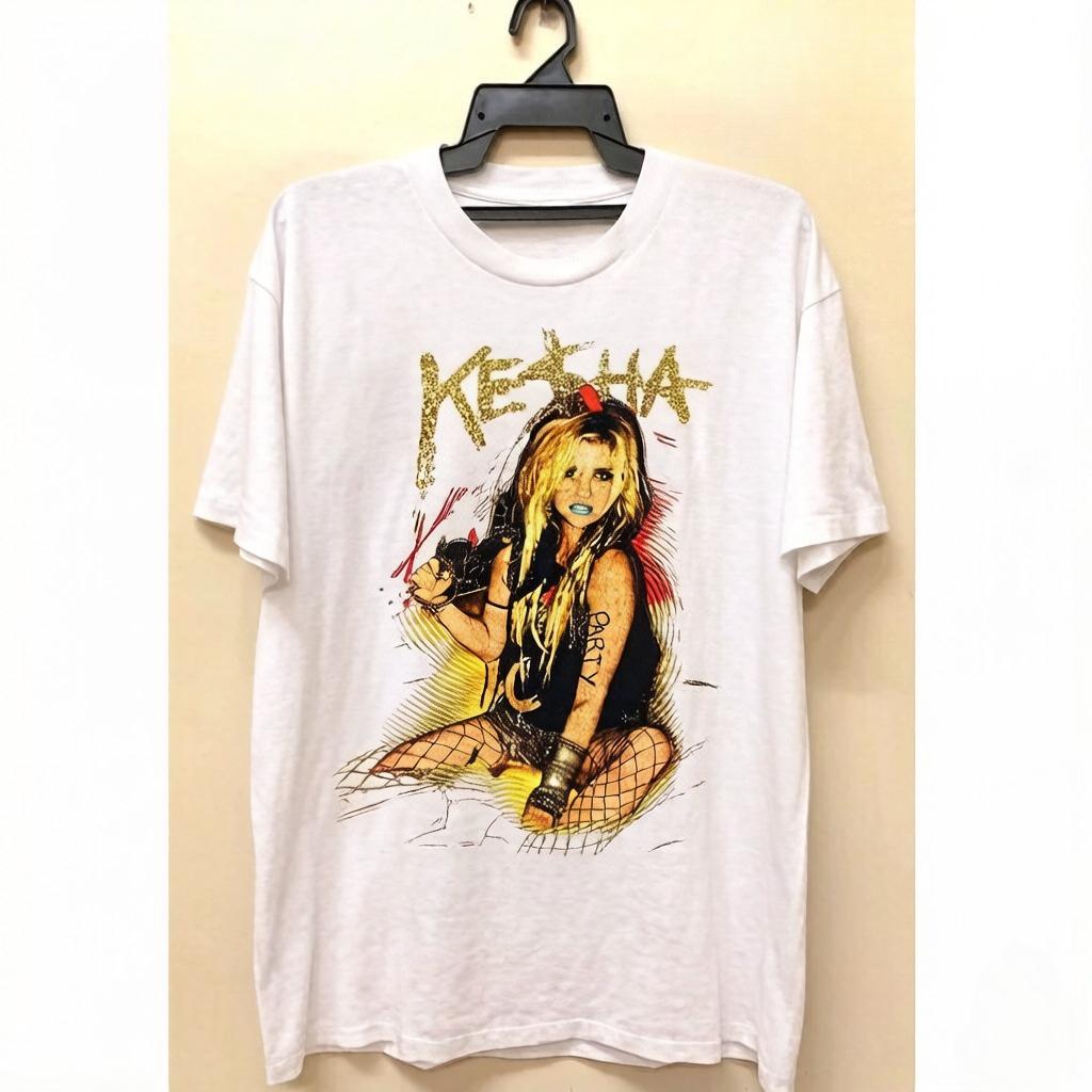 Kesha 2011 Cannibal Get Sleazy Tour Tshirt  A Casual and Fashionable Tshirt Suitable for Daily Wear By Both Unisex and Women 2XL