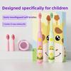Children's Electric Toothbrush Rechargeable Soft-bristled Sonic Vibration Cartoon Electric Toothbrush Gift