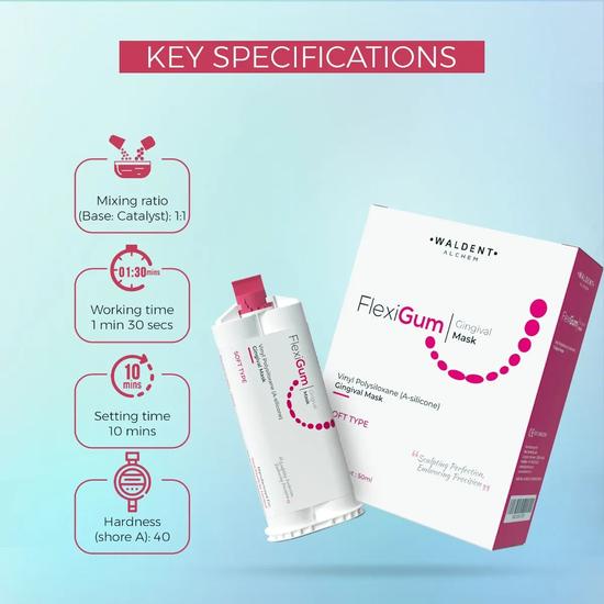 Waldent FlexiGum Gingival Mask (50mlx2)