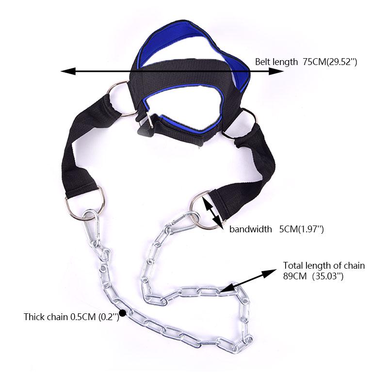 Head Harness Neck Exercise Head Strap For Weight Lifting Gym Fitness Training