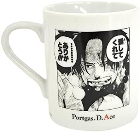 One Piece Ace Mug Alphabet Limited Edition Goods - "A"