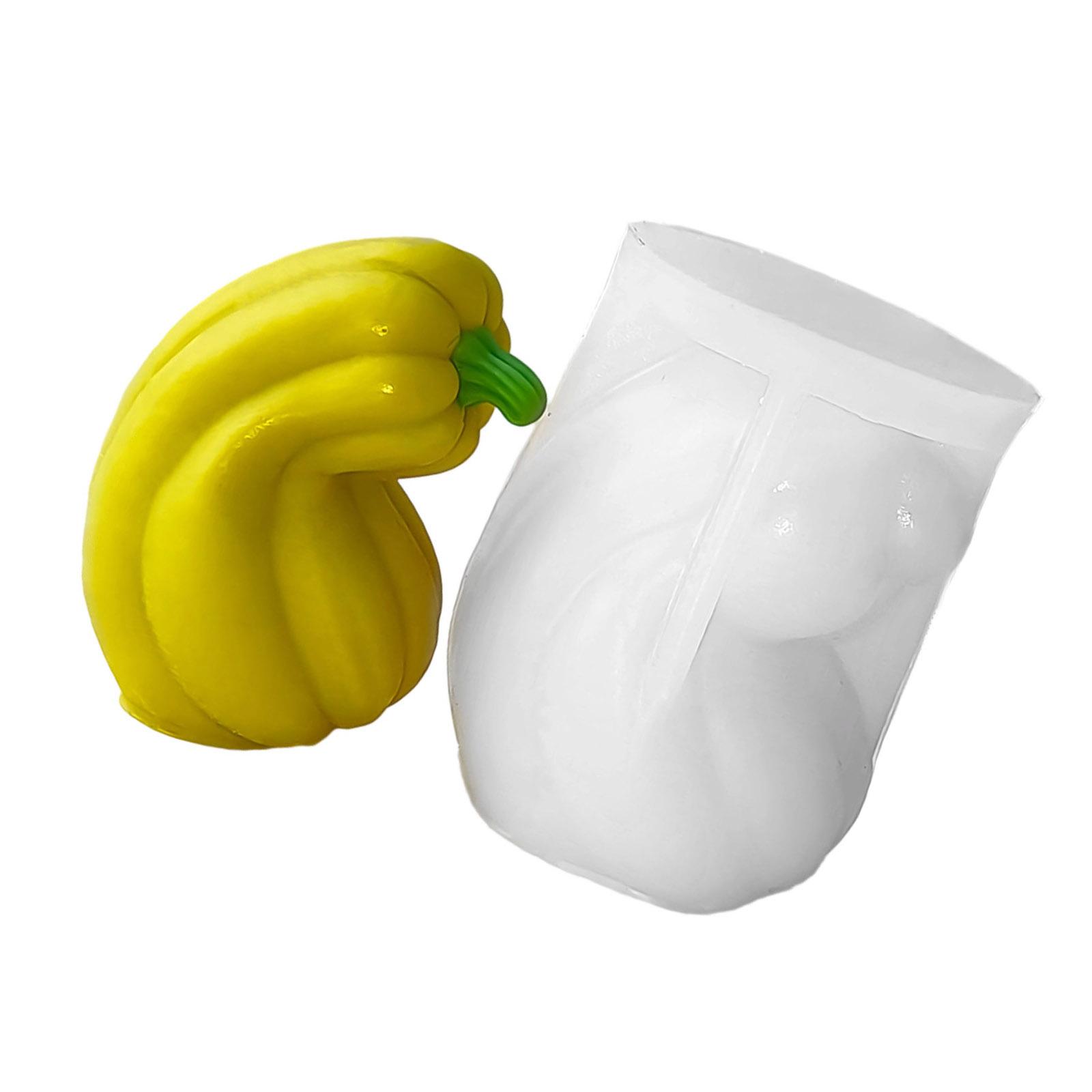 

Форма для свечи в виде тыквы Хэллоуин Силиконовые формы Формы для украшений Формы для литья Формы для гипса для украшения дома C