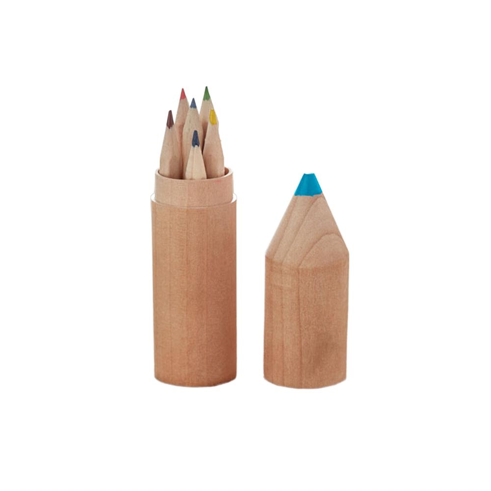 MidOcean Petit Coloret Wooden Coloured Pencil (Pack of 6)