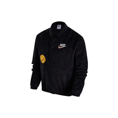 Bestickte Lockere Freizeit-Sportjacke Herrenjacken Schwarz FZ5737-010