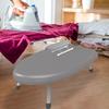 2Pcs/Set Desktop Ironing Board with Removable Washable Cover Heat-Resistant Cotton Padded Foldable Portable Anti-slip
