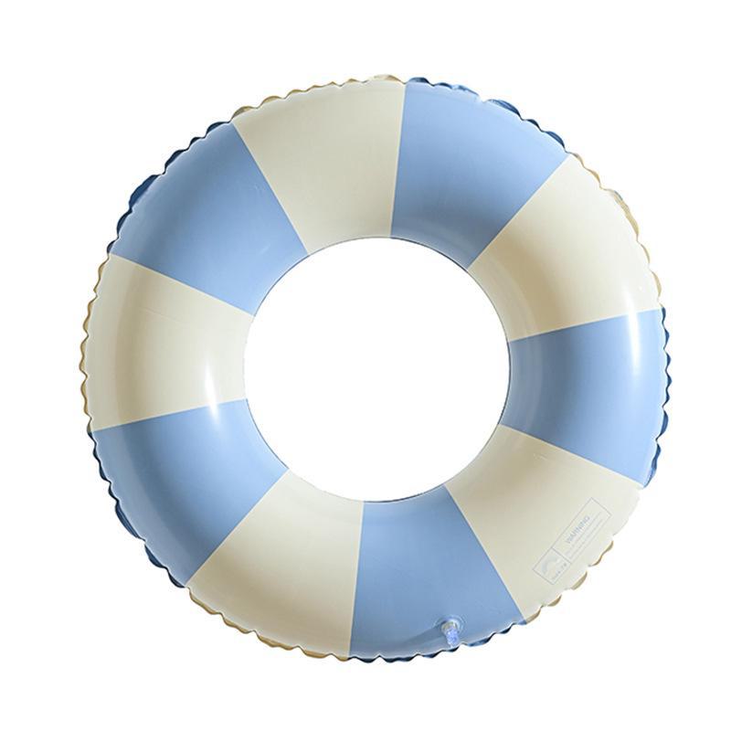 Children's and Adult Crystal Inflatable Swimming Ring with Double Airbag, Underarm Support, and Thickened Single Layer Design
