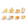 Ingemark 8Pcs/Set Elegant Imitation Pearl Flower Open Ring for Women Exquisite Geometric Wide Knuckle Ring Wedding New Jewelry