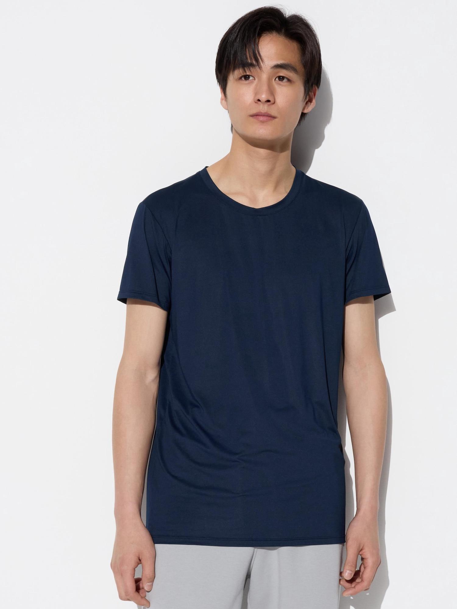 

Футболка Uniqlo Japan Airism с круглым вырезом и коротким рукавом 69 NAVY/XXL